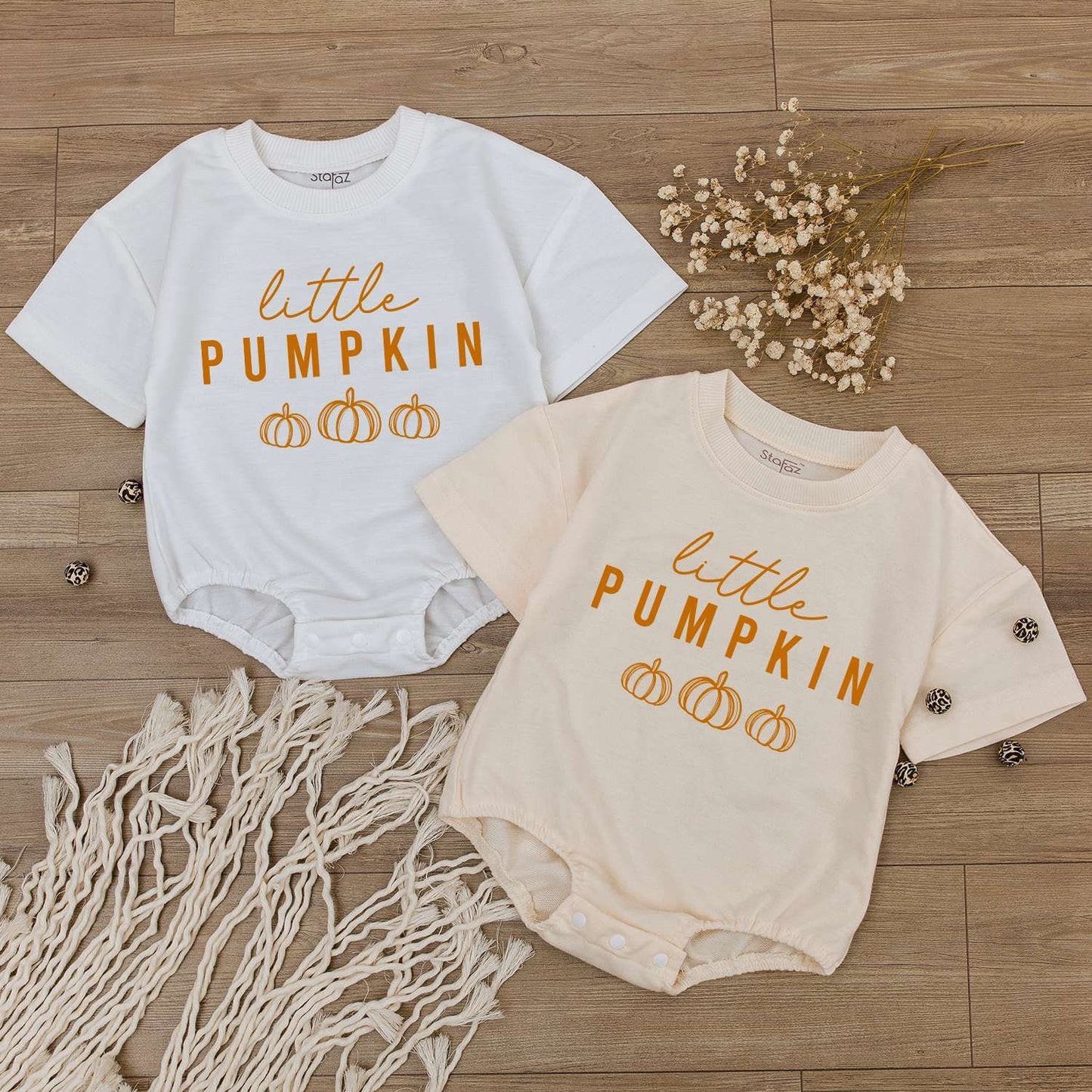 Matching Family Fall Outfits: Pumpkin Baby Onesies & Kid Tees