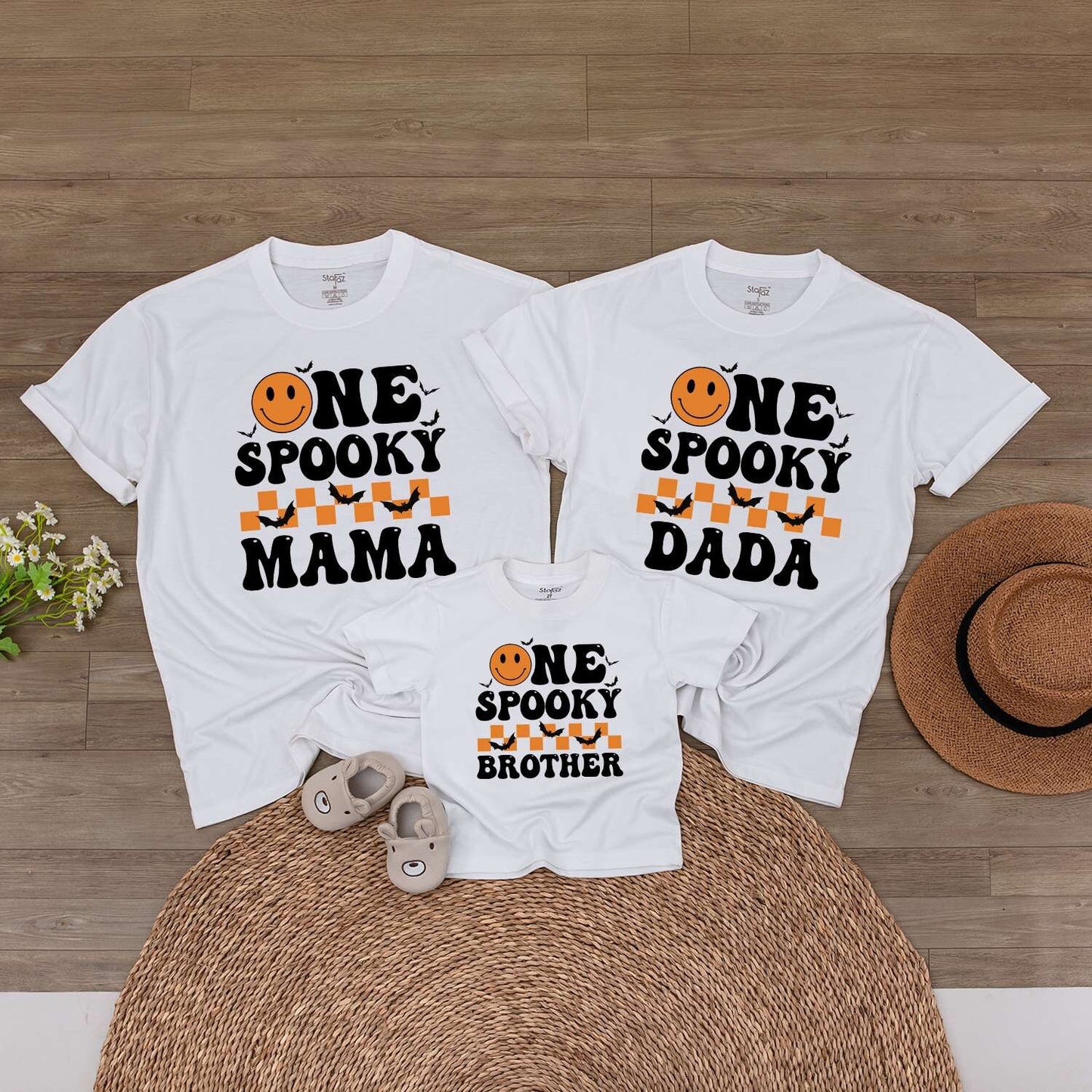 One Spooky Dude Matching Family Shirts, Cute Halloween Baby Romper, First Birthday Outfit, Fall Bodysuit, Thanksgiving Tee, Gift for Boy 136