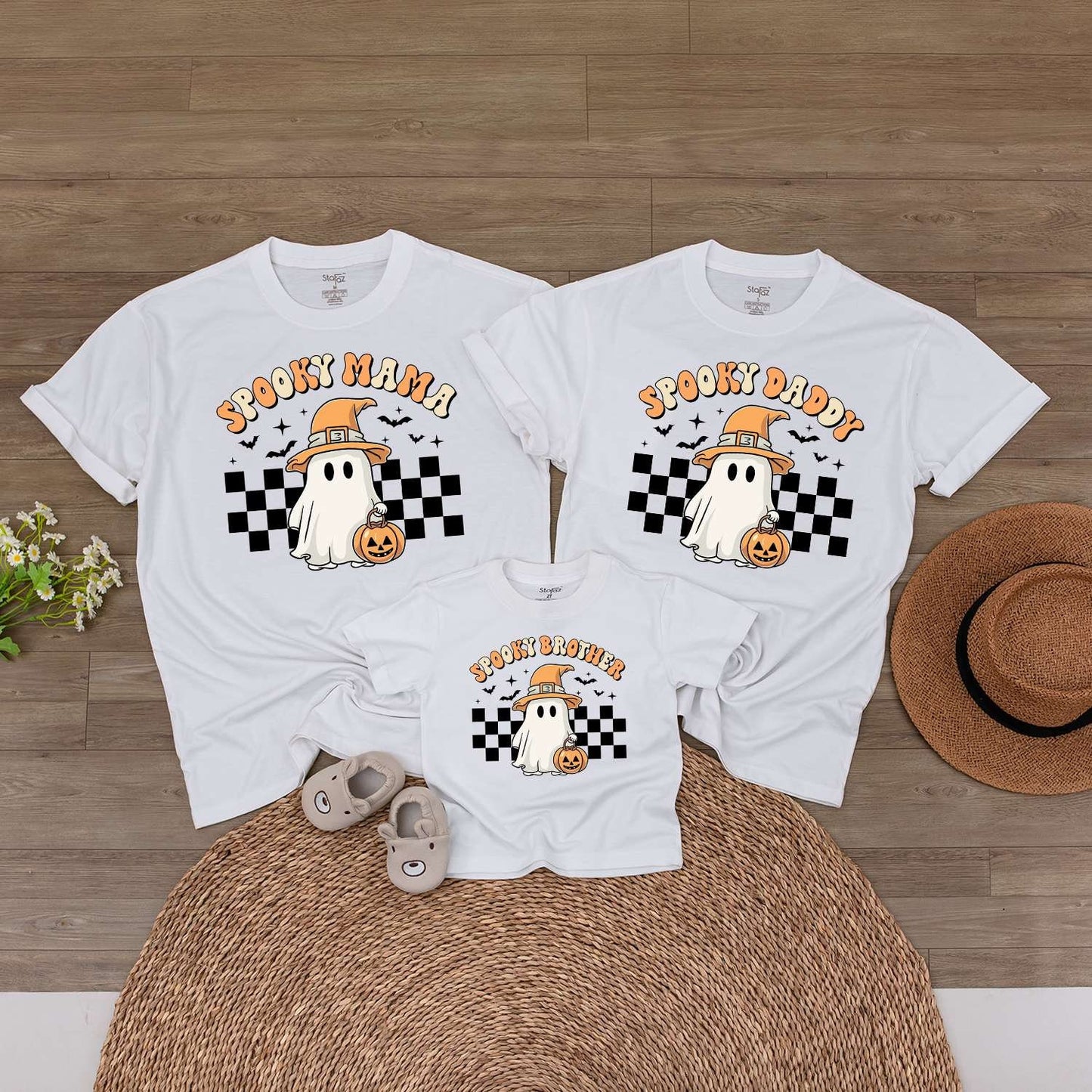 Matching Family Fall Outfits: Baby Romper & Toddler T-Shirts