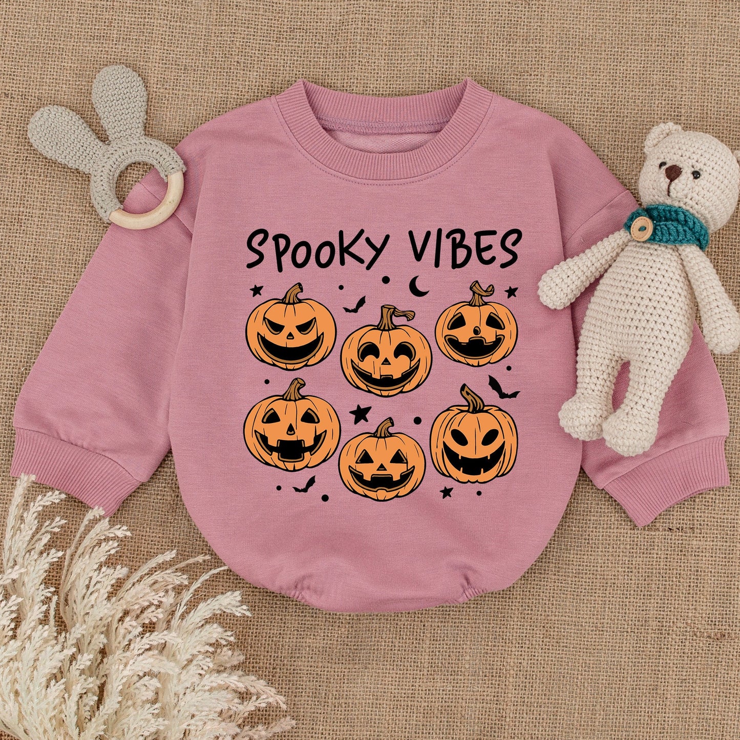 Pumpkin Bubble Romper: First Halloween Outfit for Baby’s Spooky Fun