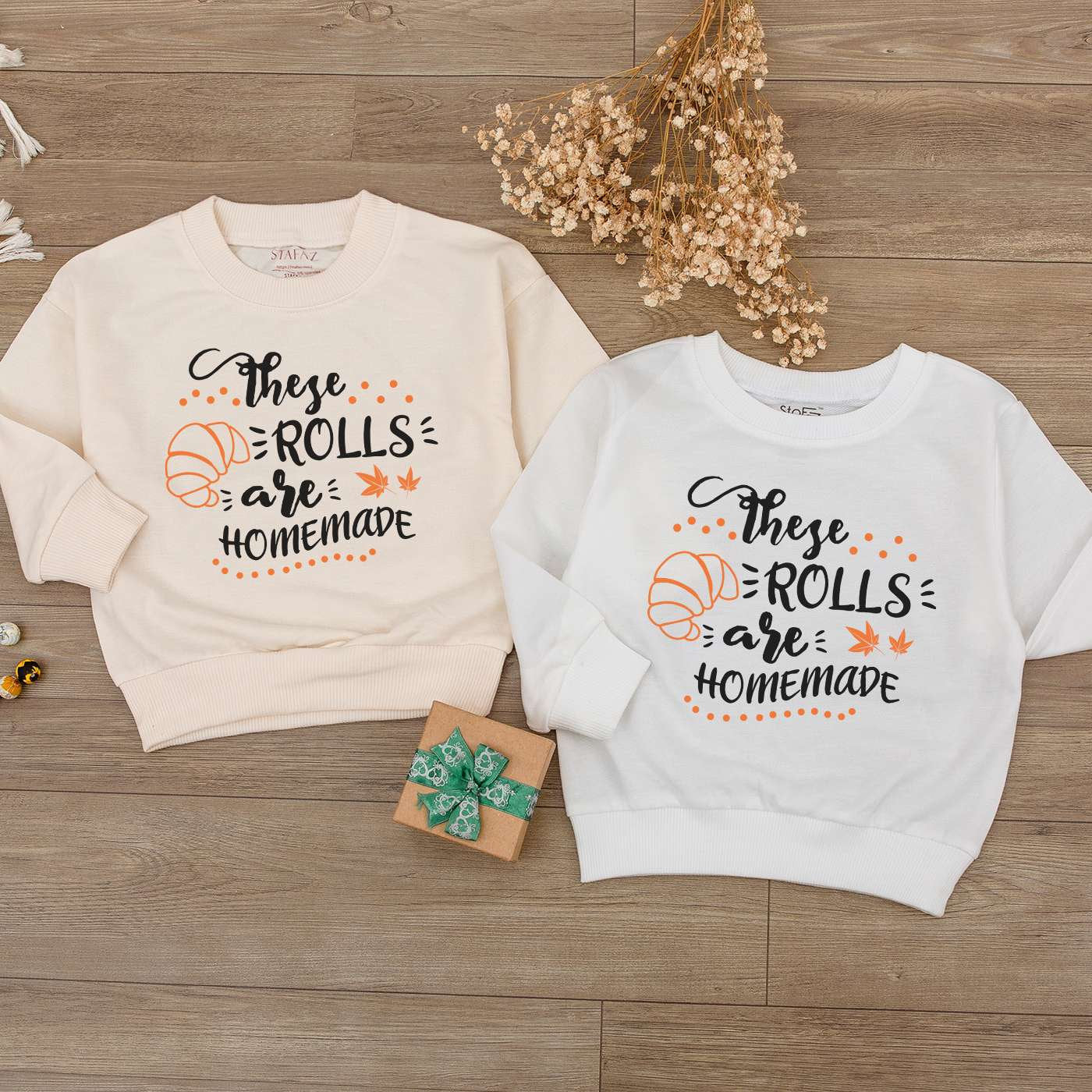 These Rolls Are Homemade Baby Bodysuit Fall Thanksgiving Halloween Outfit Cute Pumpkin Newborn Romper Soft Cotton Shirt