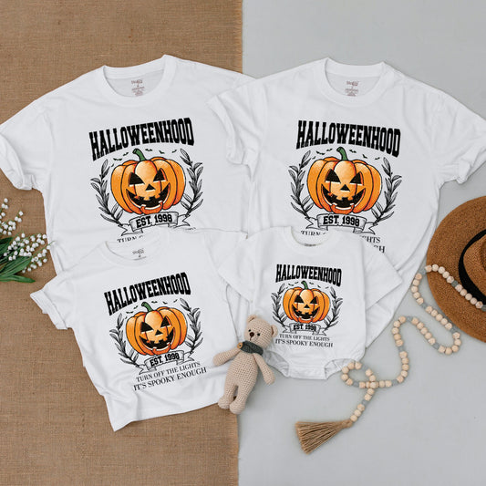 Halloween Family Shirts: Retro, Mommy & Me, Pumpkin Face Outfits