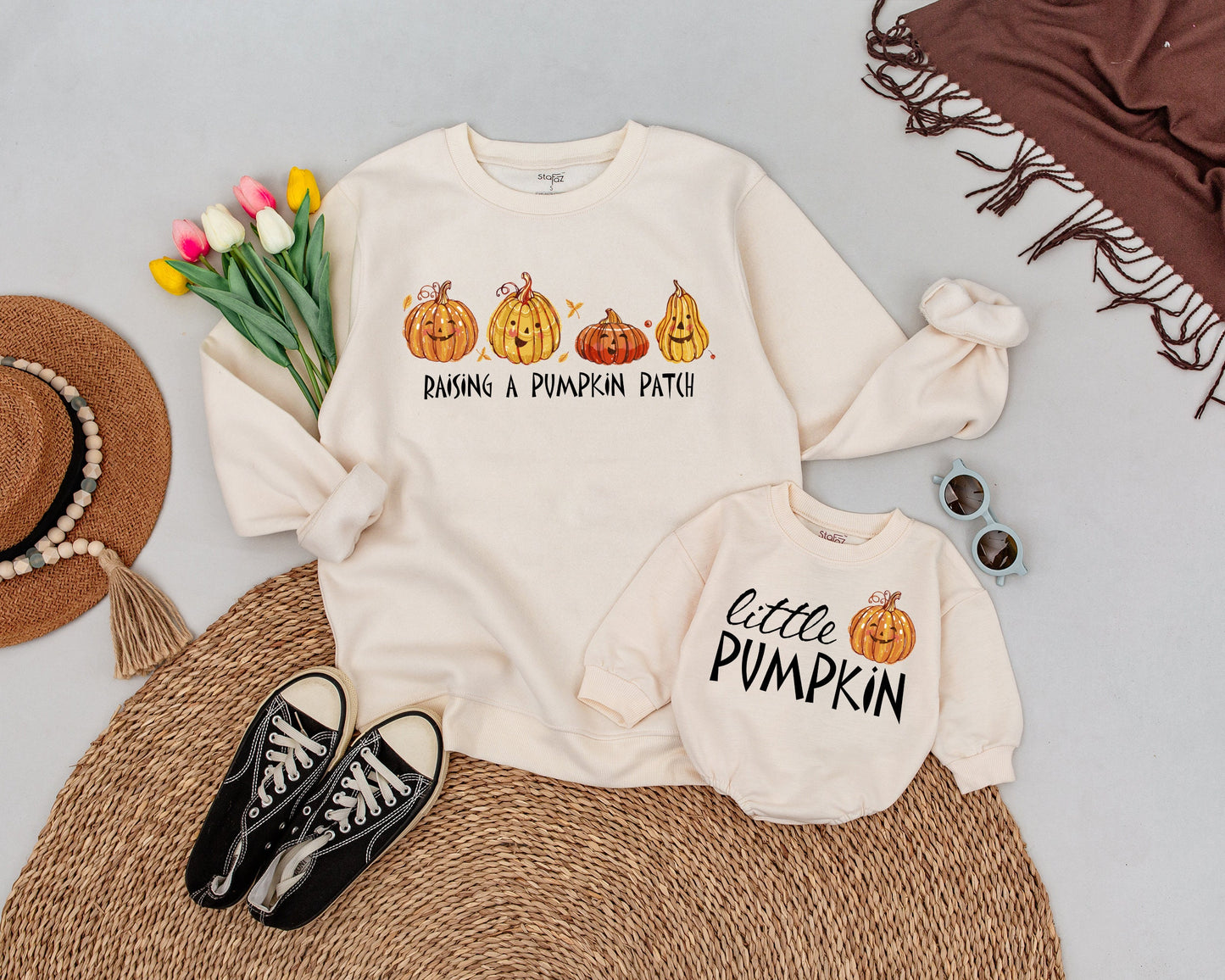 Pumpkin Patch Family Sweaters: Cozy Autumn Mommy and Me Outfits