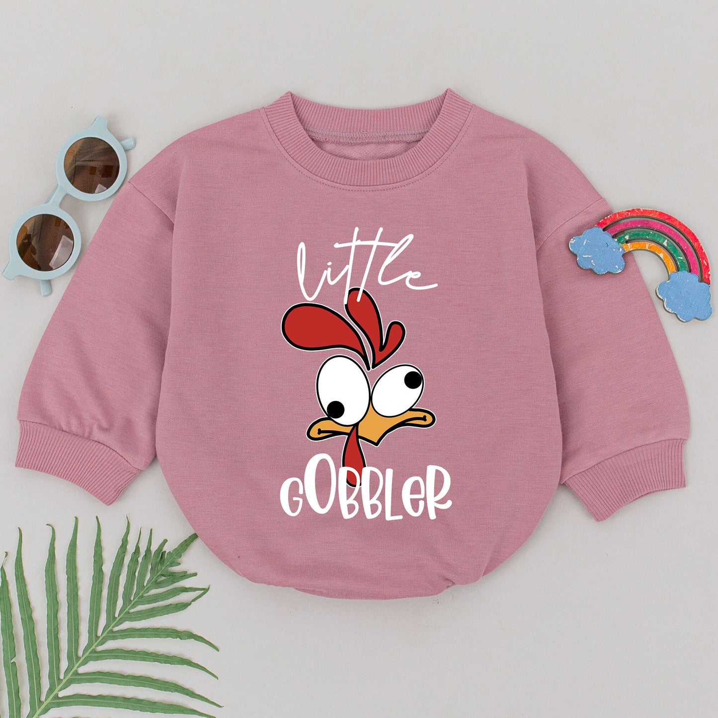 First Thanksgiving Baby Romper - Cute Turkey Outfit for Fall Fun
