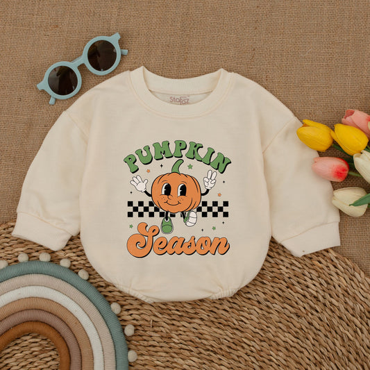Spooky Pumpkin Baby Romper: Halloween Outfit for Little Pumpkins