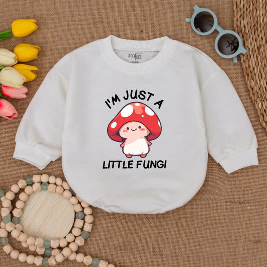 Mushroom Baby Bodysuit - Cute Cottagecore Romper, Newborn Gift