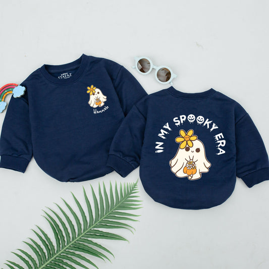 Spooky Era Halloween Romper: Baby Girl Gift for Fall & First Boo