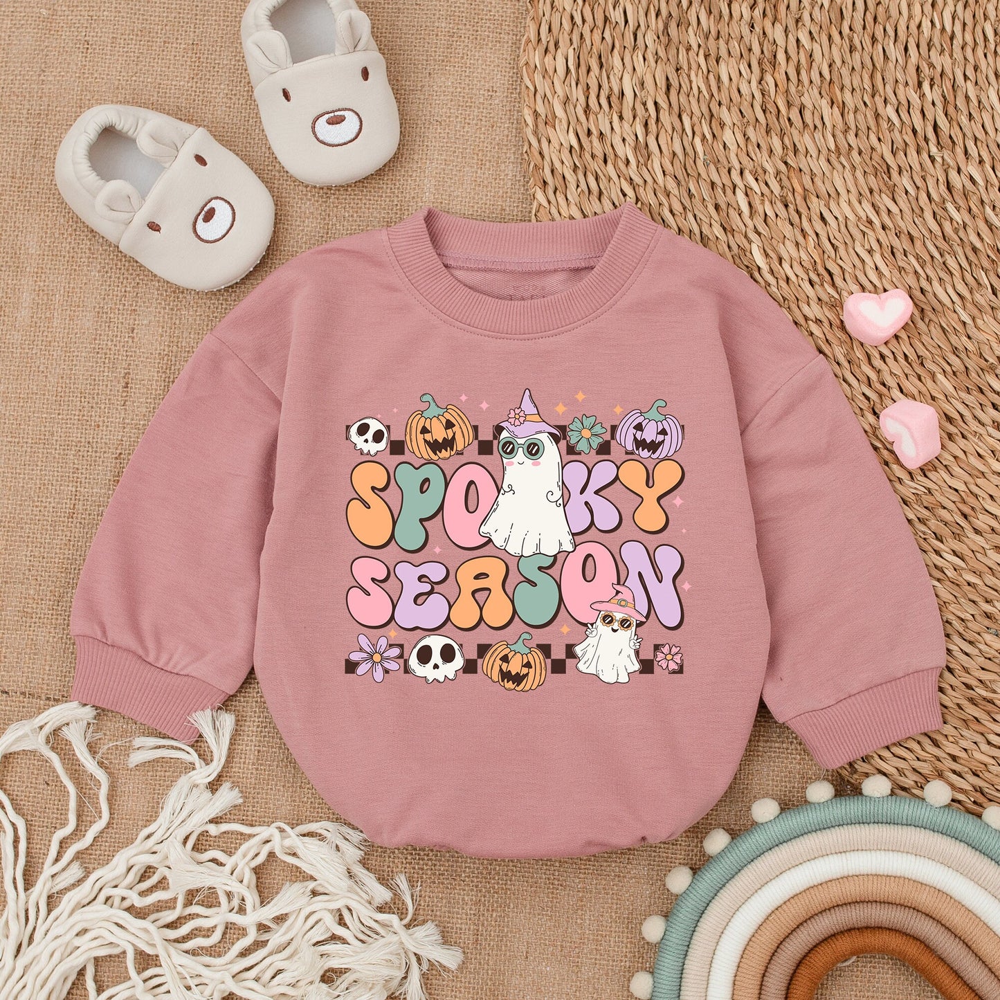 Groovy Halloween Romper - Perfect First Outfit for Spooky Season