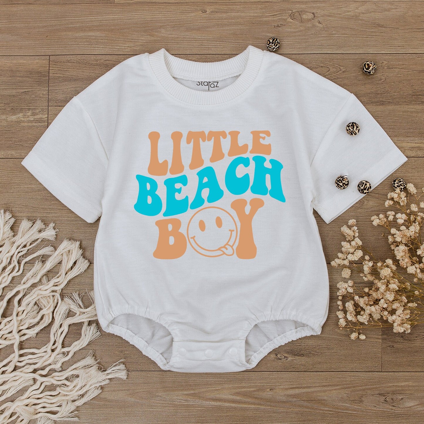 Beach Boy Bodysuit & Family Tees: Summer Vacation & Birthday Outfits