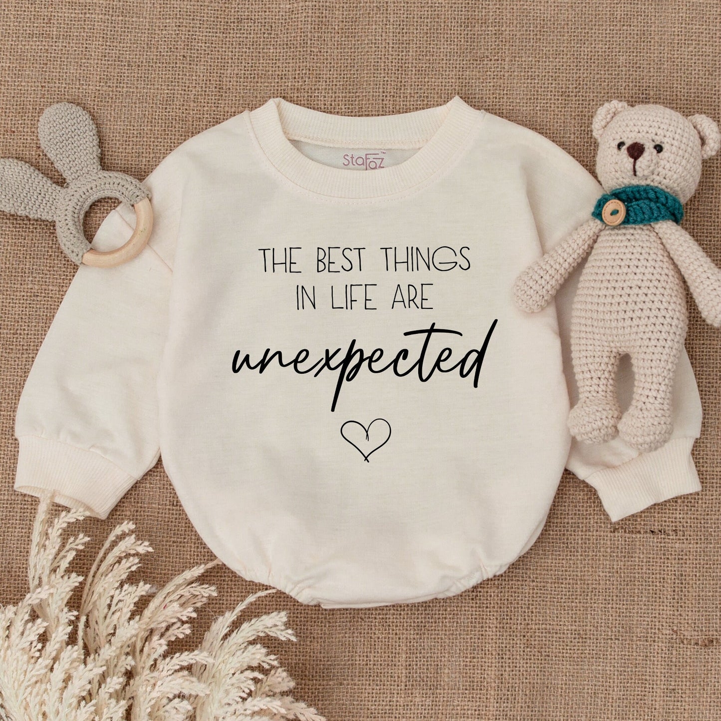 Unexpected Joy: Baby Romper for Pregnancy Reveals & Gifts