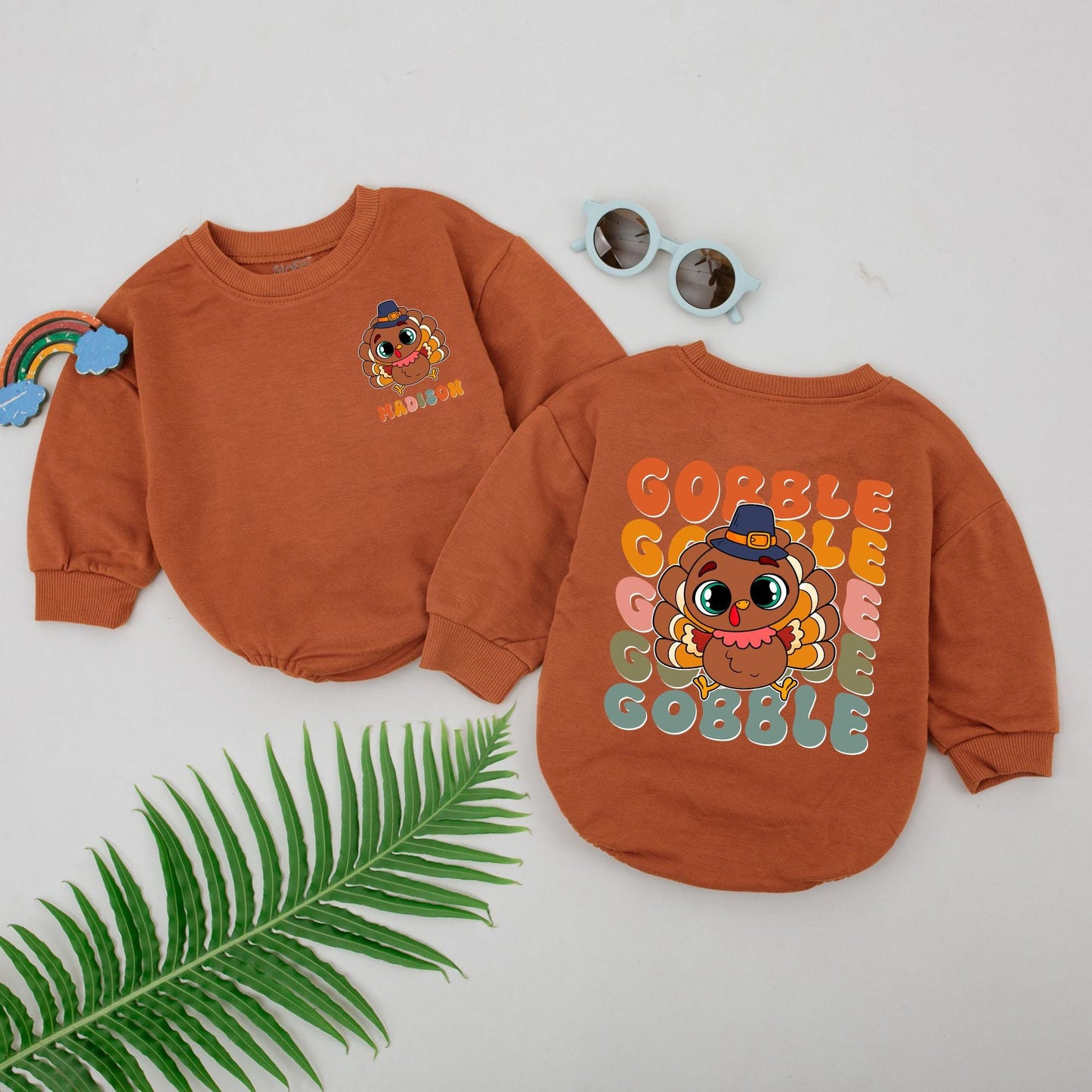 Thanksgiving Romper: Little Turkey Outfit for Baby's First Holiday