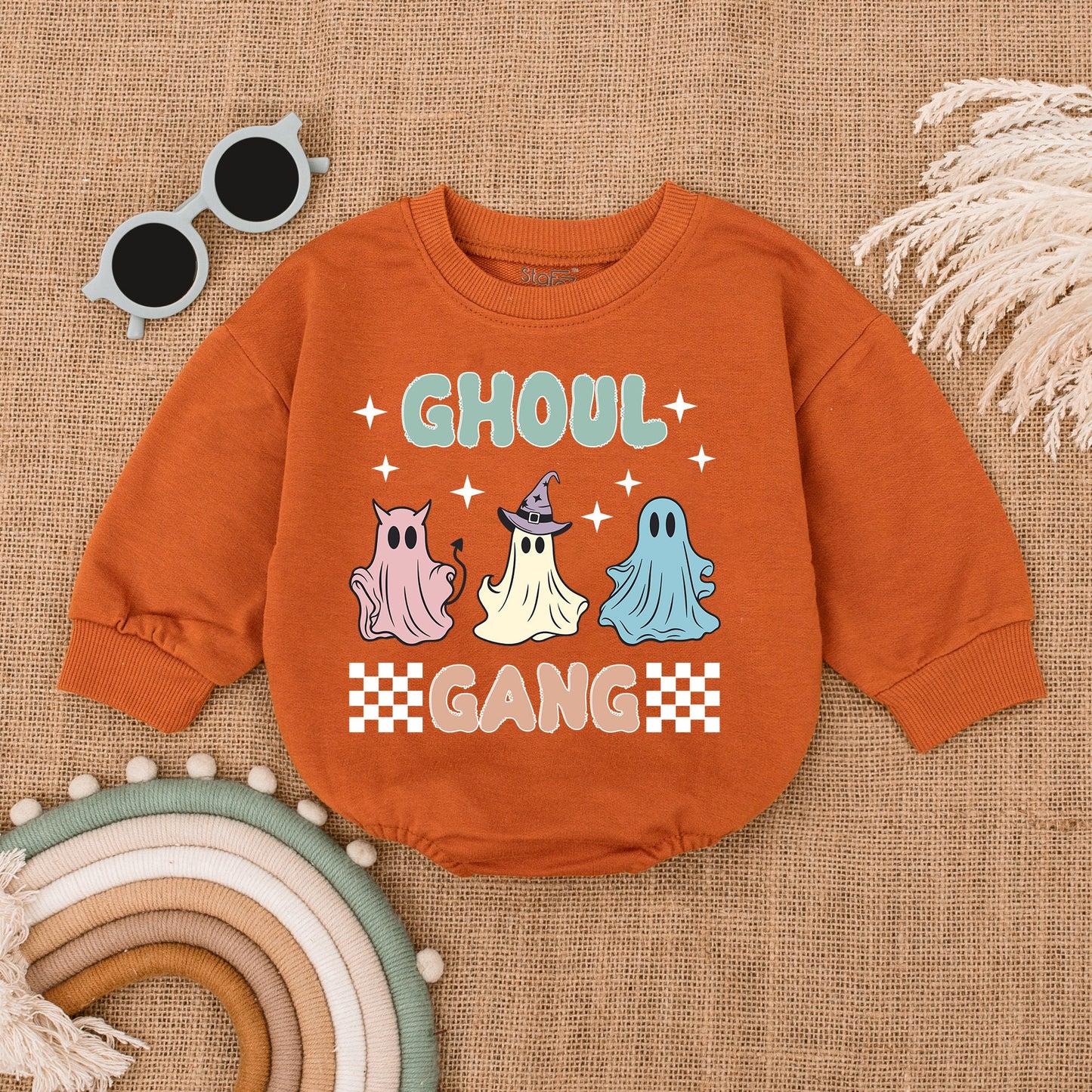 Spooky Era Halloween Pumpkin Romper: Baby Shower & Costume Ready