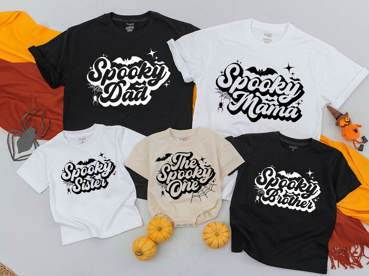 Spooky One Birthday Outfit Halloween Romper, Baby's First Birthday, Retro Dude Sweatshirt with Bats & Spiderwebs, Cool Toddler Fall Party Clothes 138