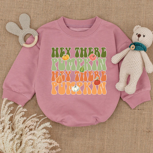 Adorable Autumn Pumpkin Baby Outfit: First Thanksgiving Bodysuit