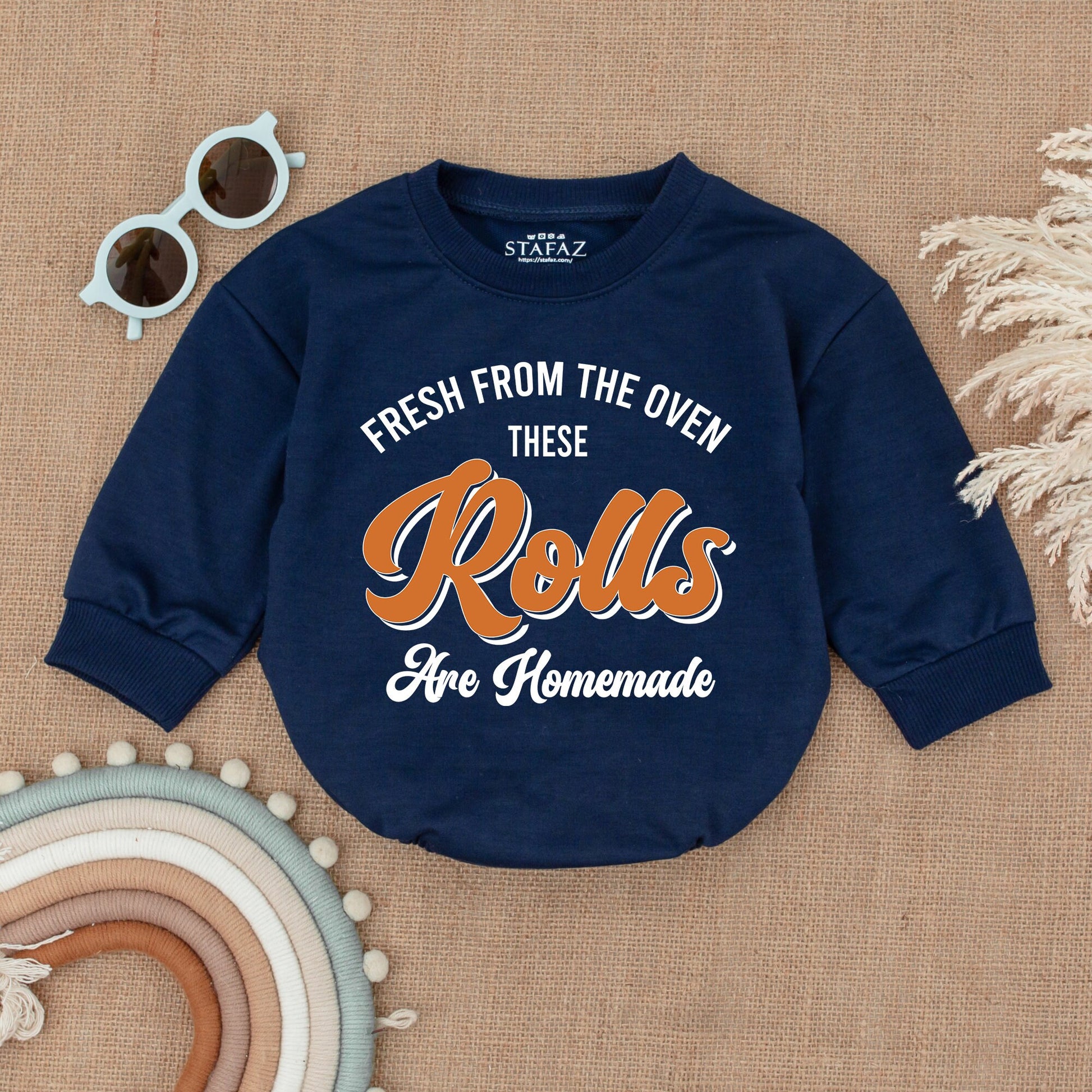 Thanksgiving Pumpkin Baby Romper, Fall Outfit for Baby Girl/Boy