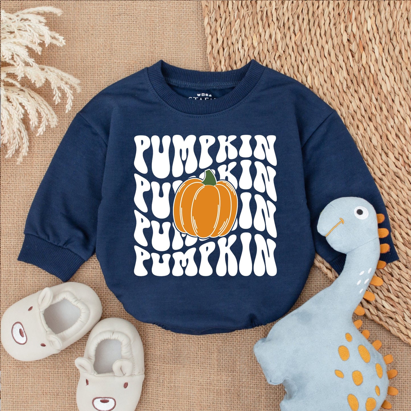 First Thanksgiving Pumpkin Romper – Adorable Fall Baby Outfit