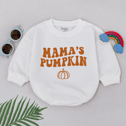Pumpkin Romper for Baby Girls - Thanksgiving & First Halloween Gift