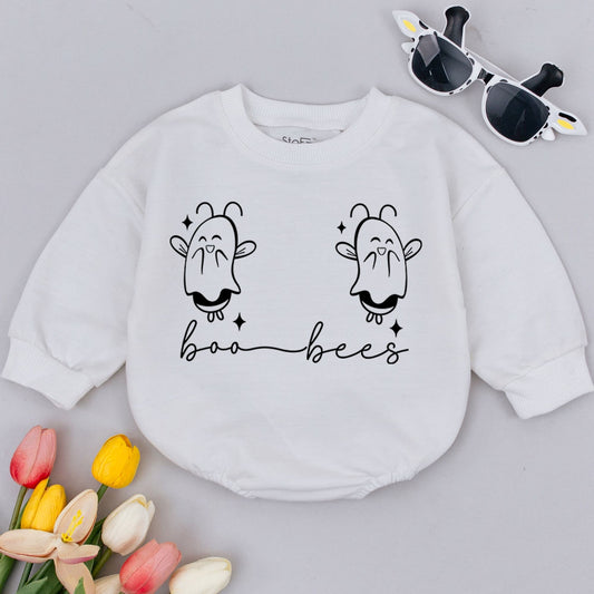 Boo Bees Halloween Romper: Cute Fall Outfit for Babies & Toddlers