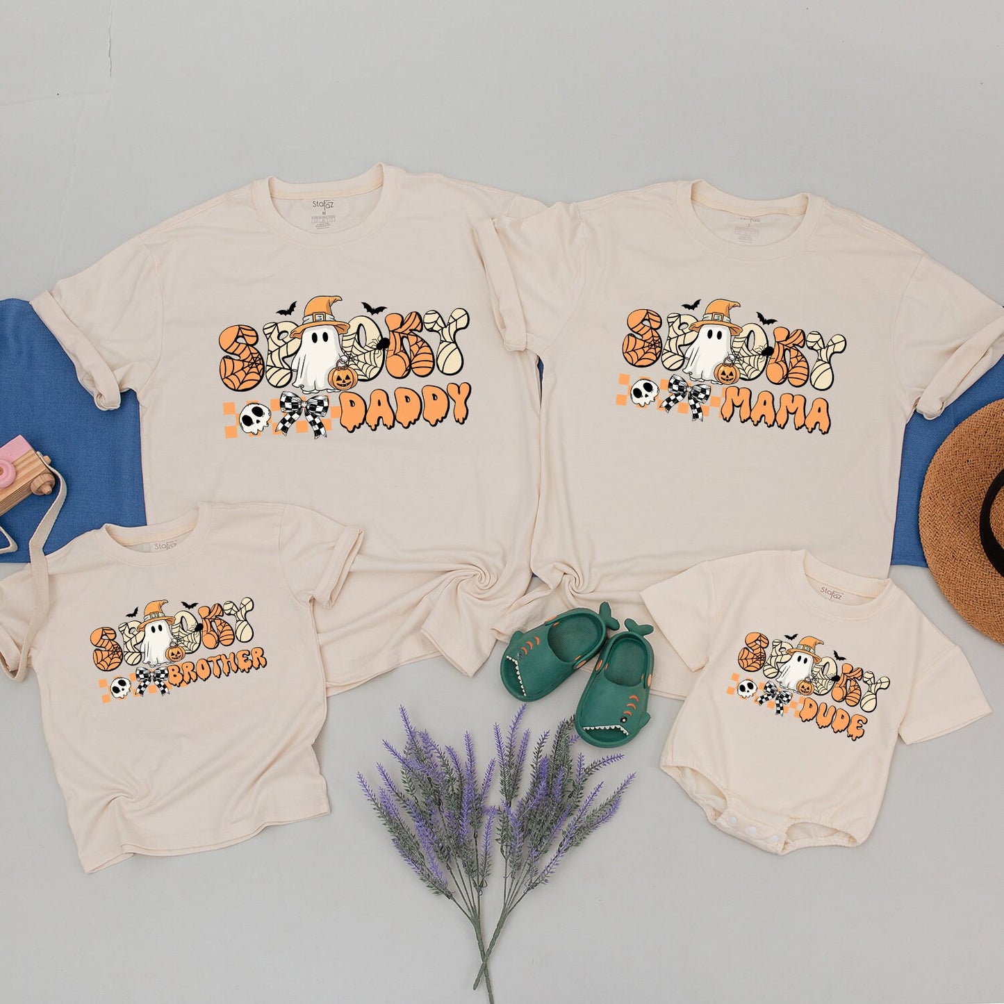 Halloween Family Matching Shirts - Spooky 1st Birthday Outfit