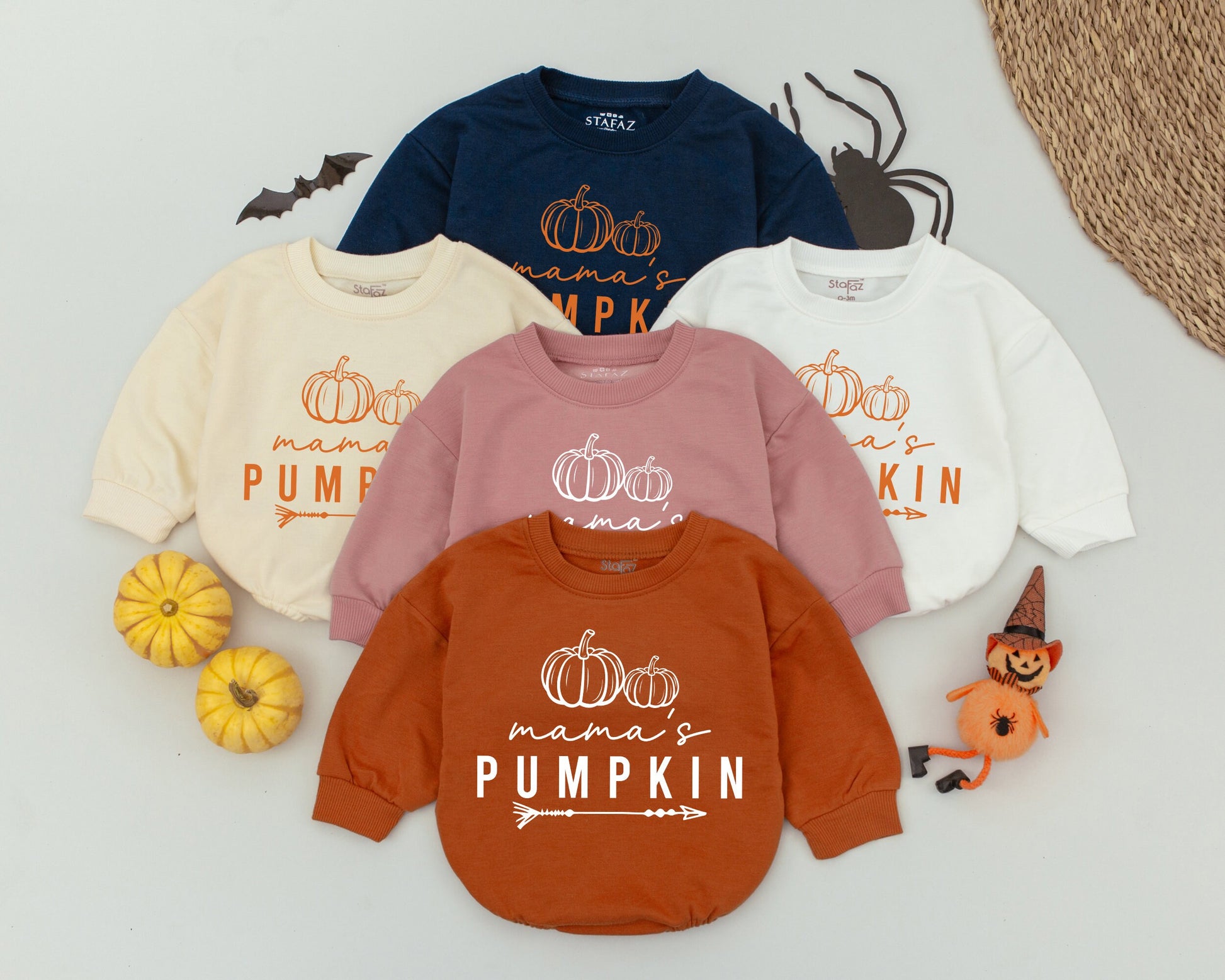 Baby's 1st Halloween Pumpkin Romper – Unisex Fall Outfit Gift