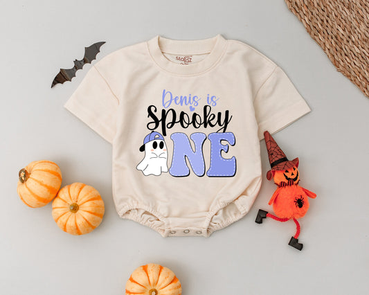 My First Halloween Personalized Romper Spooky Boo Outfit Vintage Halloween Costume Baby Girl Boy Spooky Dude Outfit Fall Romper Pumpkin Spice Clothes