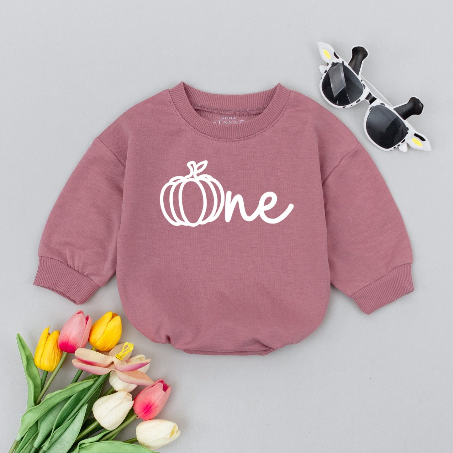 Burnt Orange Pumpkin First Birthday Outfit for Baby Girl Cozy Romper Fall Celebration Clothes Little Pumpkin Party