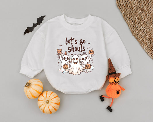 Ghost Baby Boo Romper: First Halloween Costume for Infants