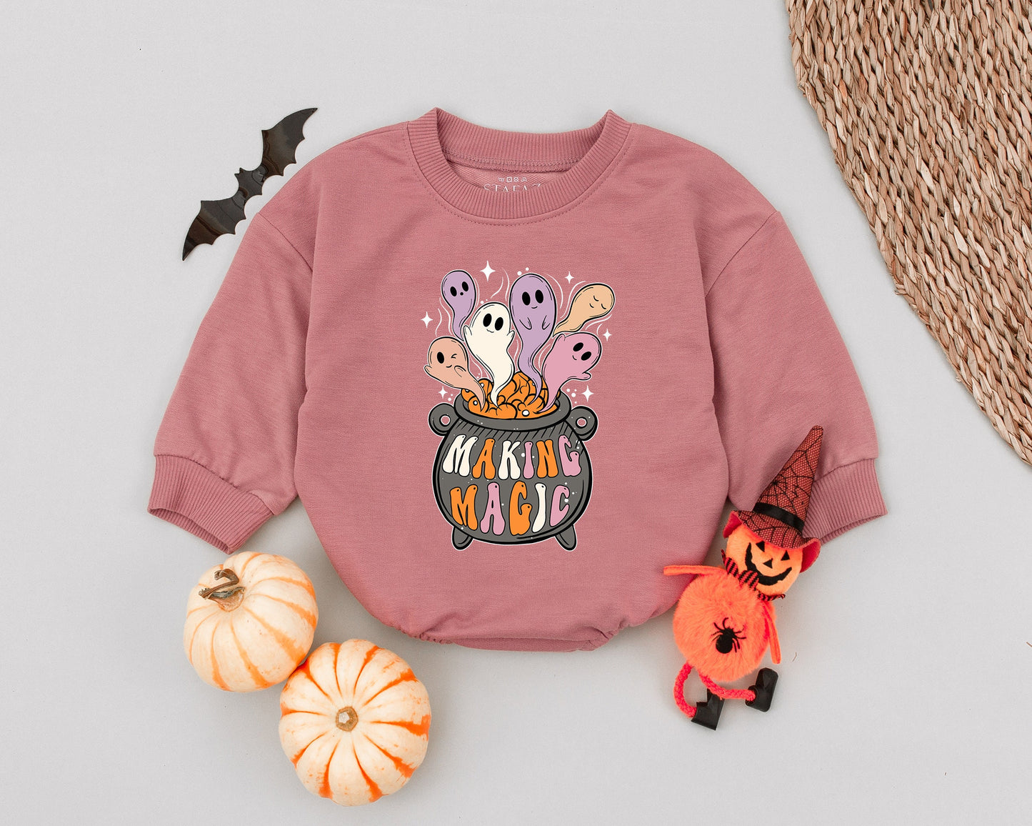 Adorable Halloween Baby Romper: Cute Ghost Costume for Toddlers