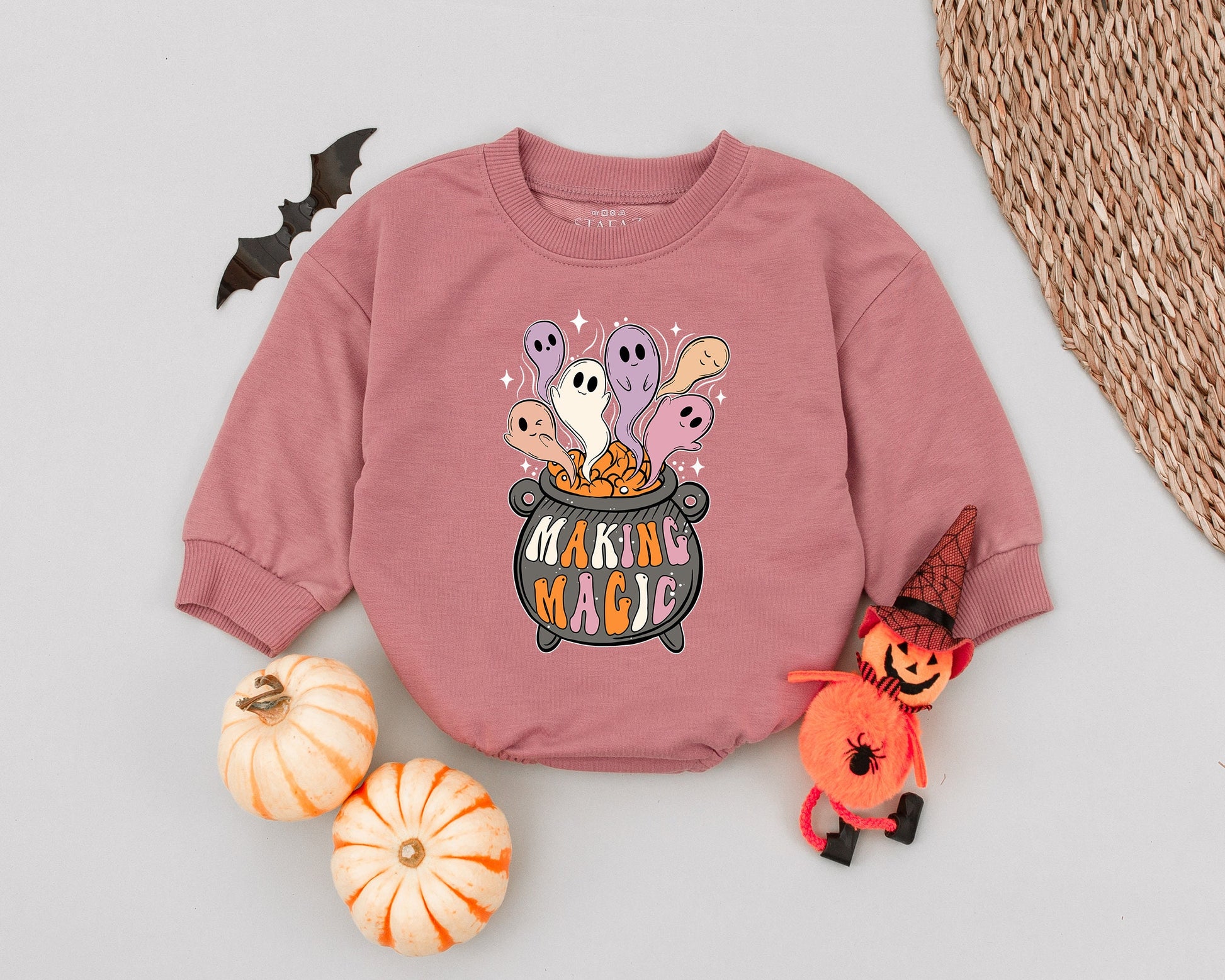Adorable Halloween Baby Romper: Cute Ghost Costume for Toddlers