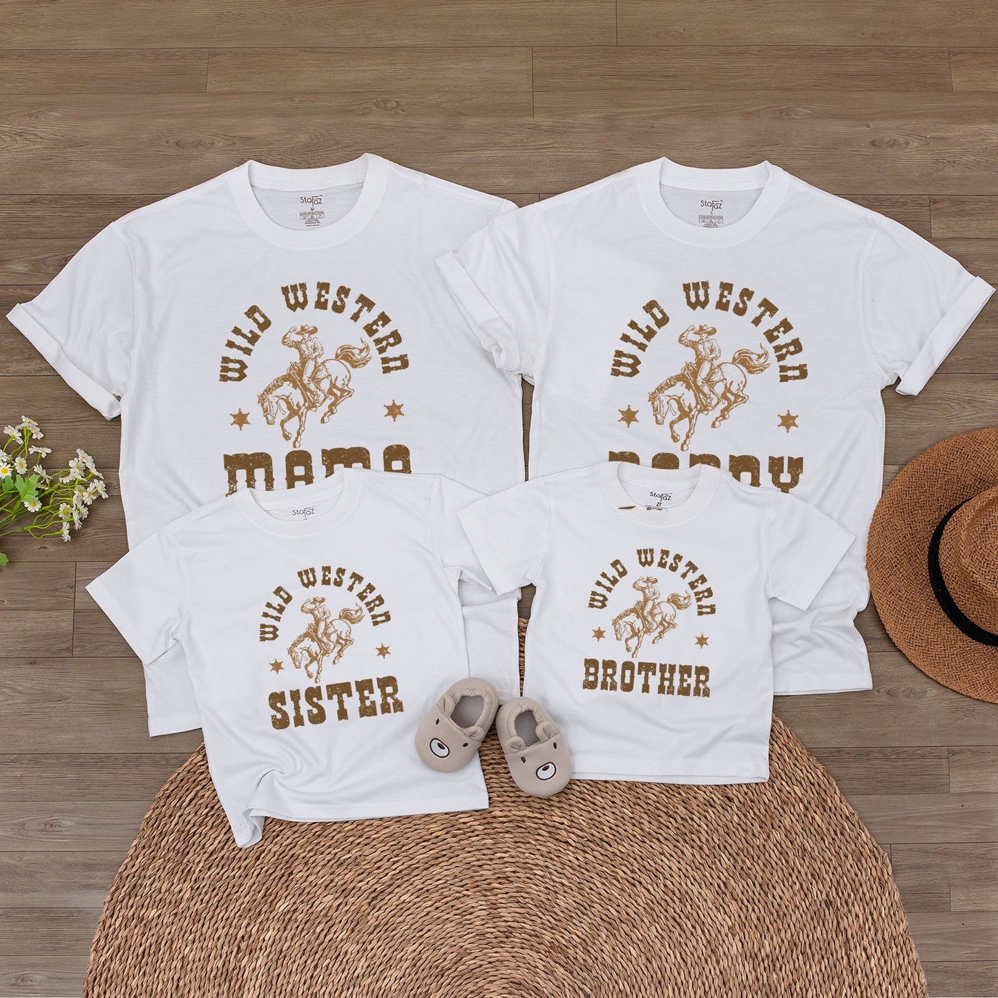 How the West Was One Birthday Bodysuit Baby Boy Girl 1st First Rodeo Outfit Western Clothes Vintage Sepia Tone Infant Gift