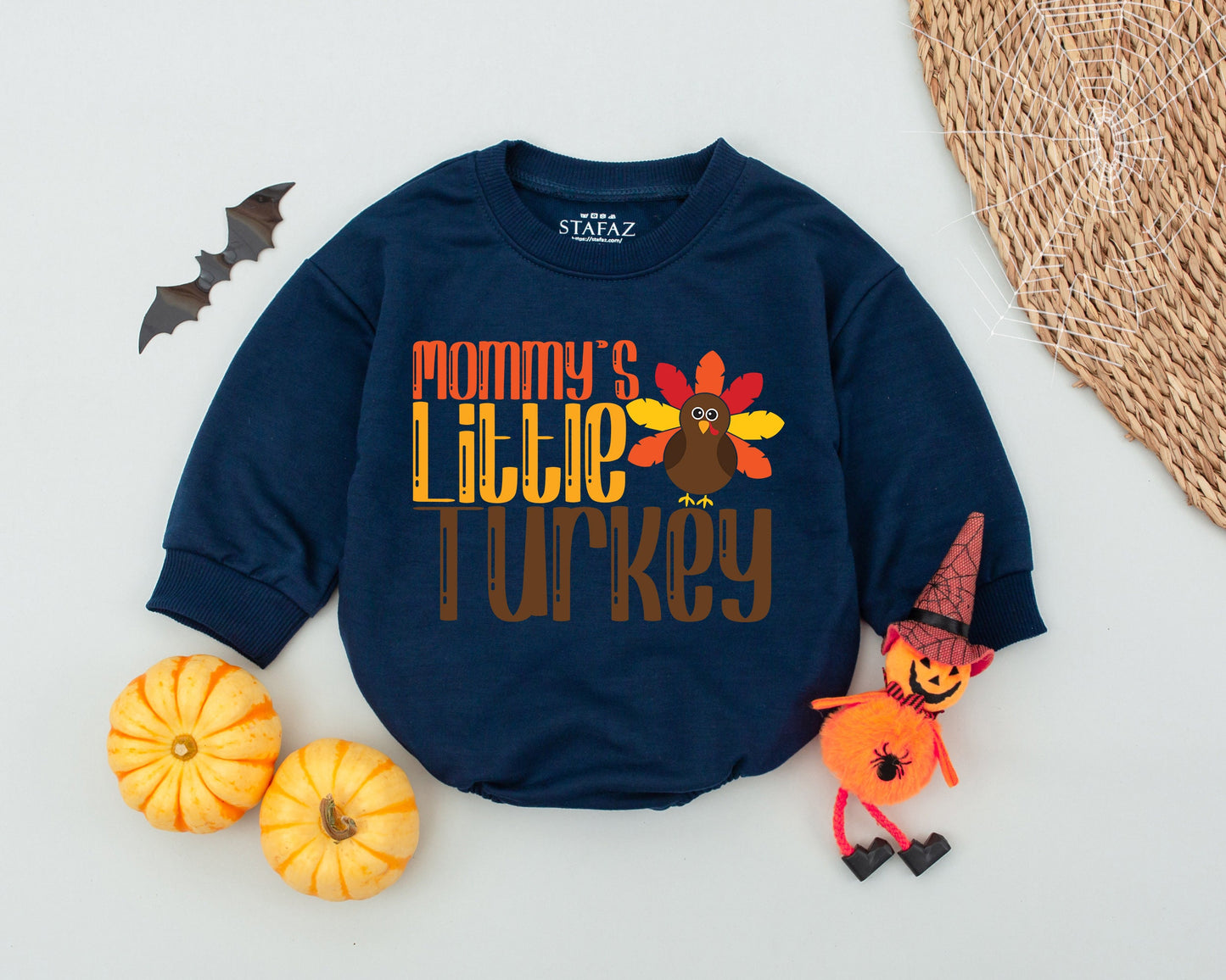 Festive First Thanksgiving Bodysuit: Unisex Turkey Day Baby Outfit