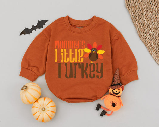 Festive First Thanksgiving Bodysuit: Unisex Turkey Day Baby Outfit