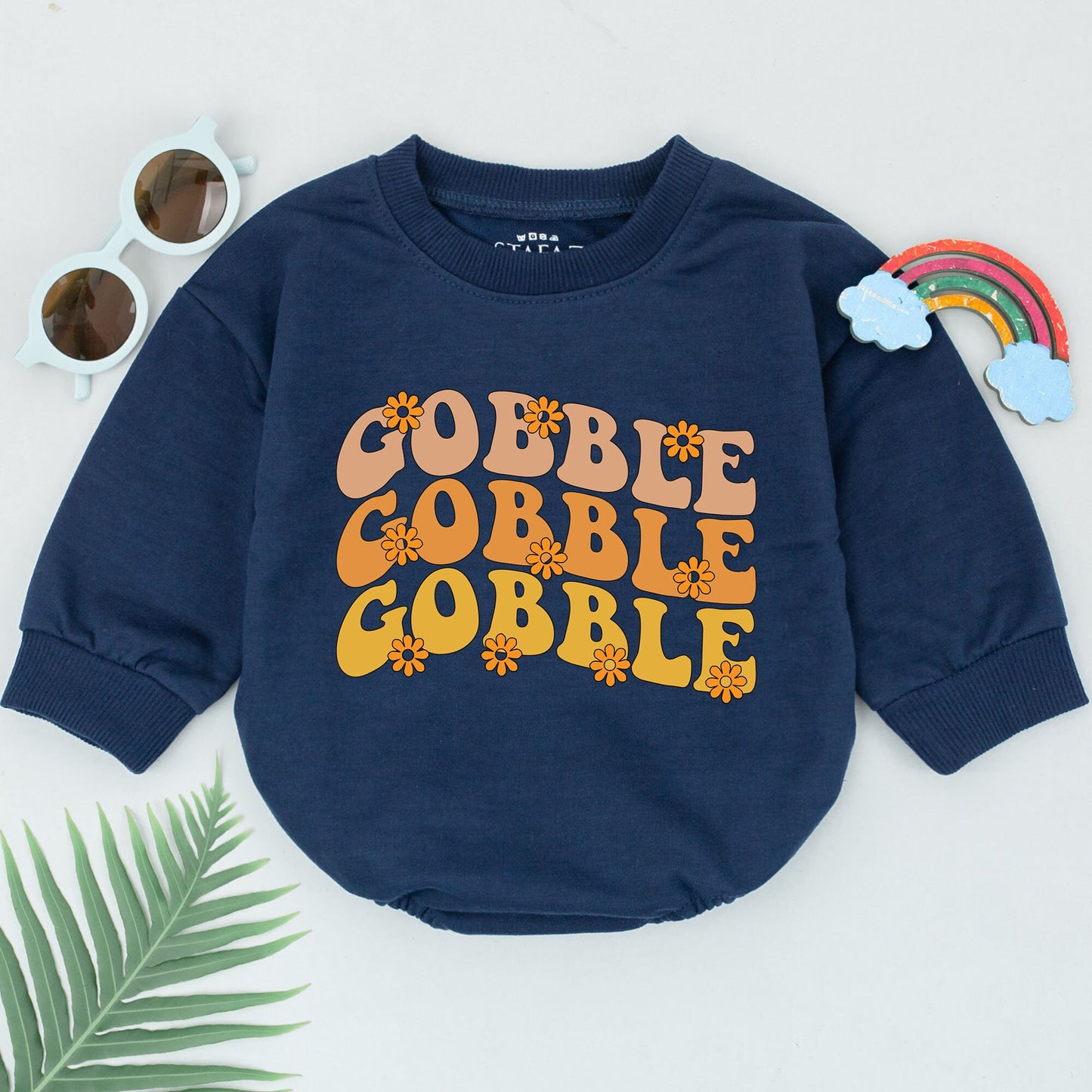 Turkey Day Baby Romper – First Thanksgiving Outfit for Boys & Girls