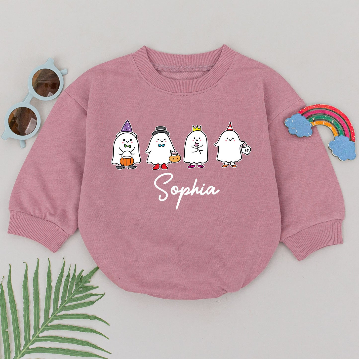 Baby Ghost Romper – First Halloween Outfit, Baby Shower Gift