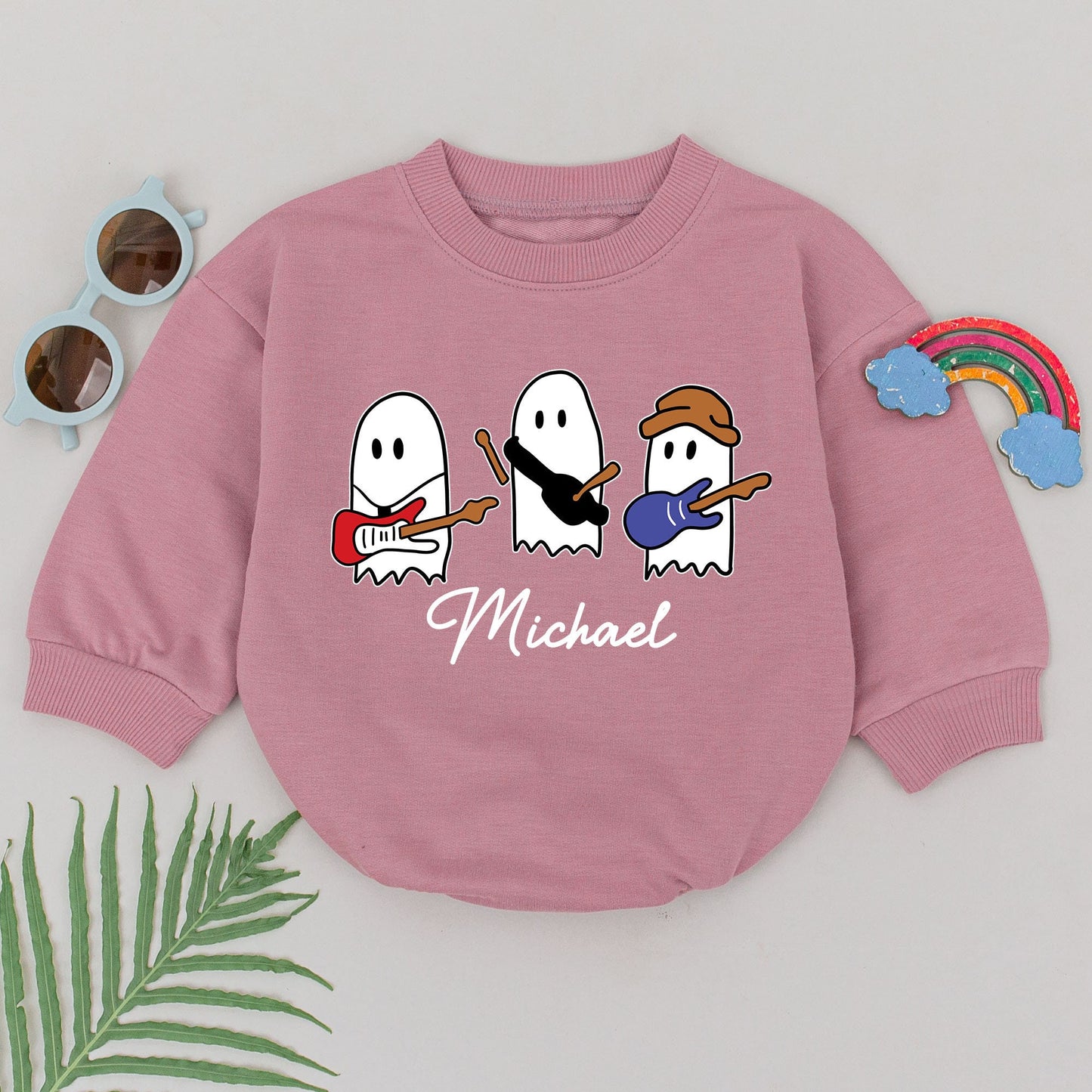 Baby's 1st Halloween Romper: Personalized Ghost Bodysuit Gift