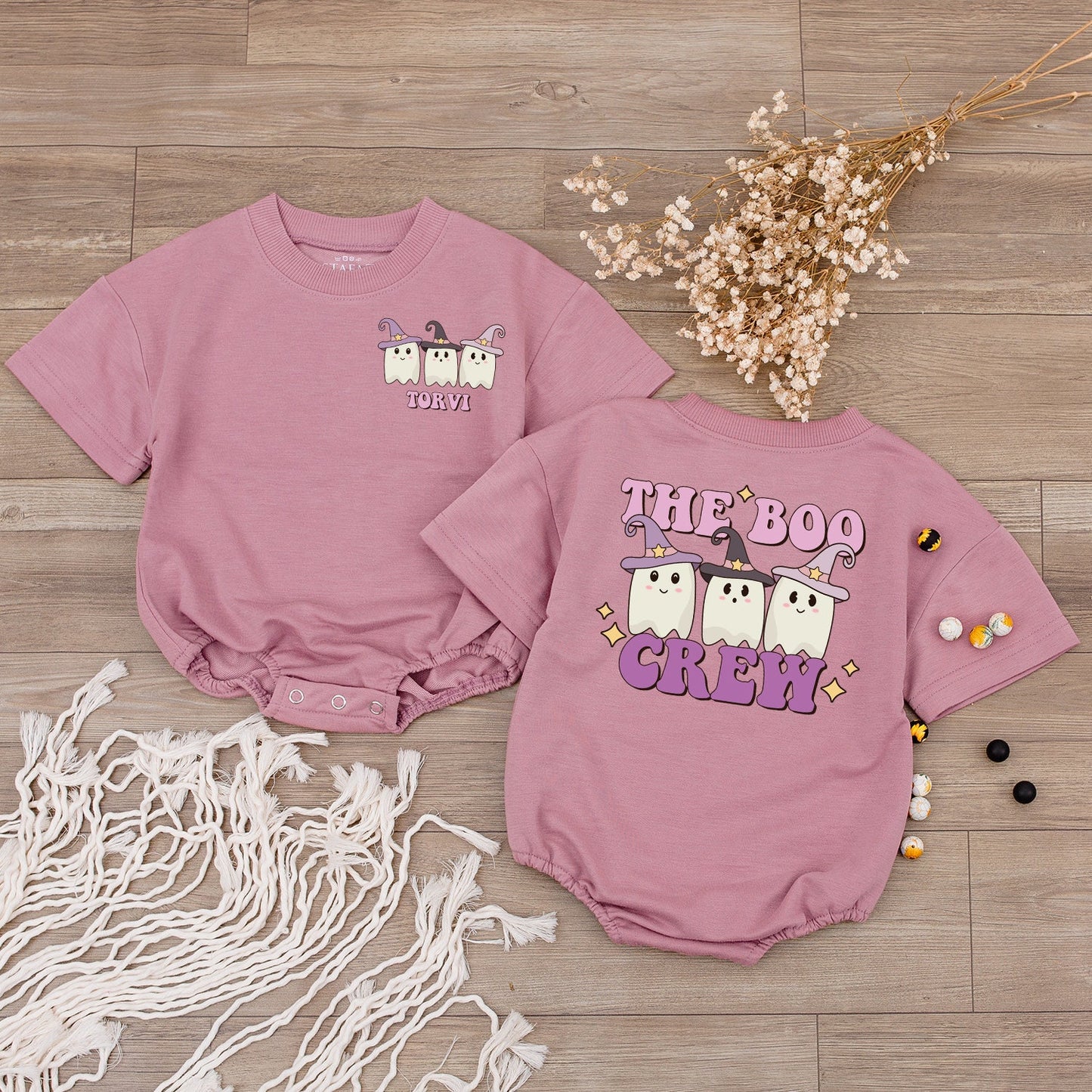 Matching Family Outfits: Halloween Romper & Thanksgiving Bodysuit