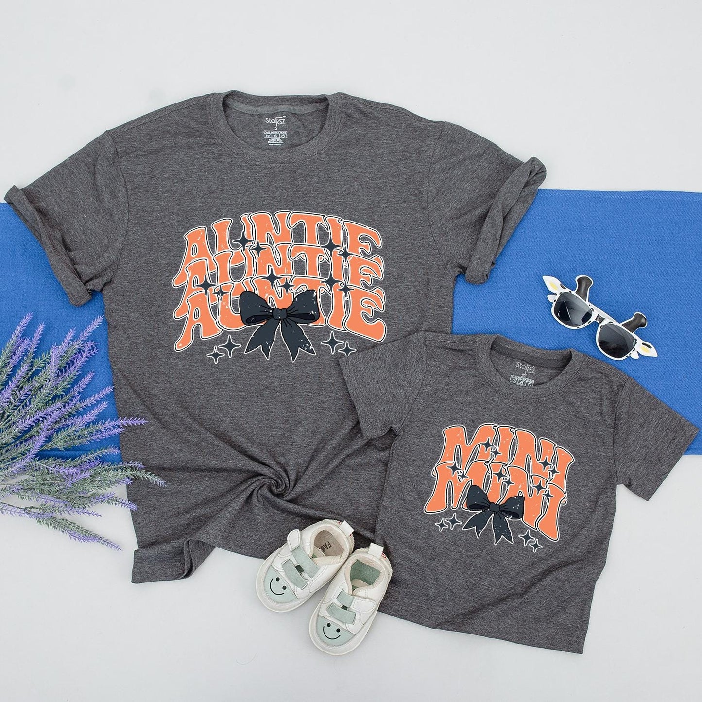 Auntie & Mini Matching Halloween Tees: Spooky & Fun Gift Idea