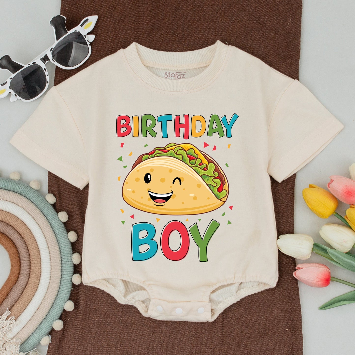 Fiesta Family Outfits: Taco Birthday Shirts & Baby Bodysuits