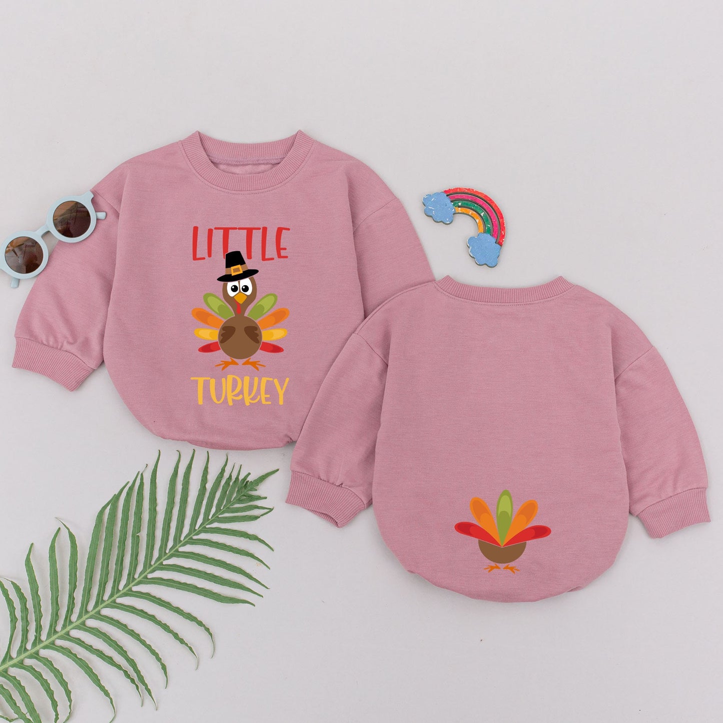 First Thanksgiving Baby Romper | Fall Outfit for Baby's Special Day