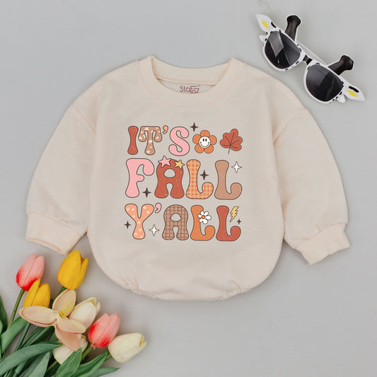 Baby's 1st Thanksgiving Romper, Pumpkin Bodysuit, Fall Outfit Gift