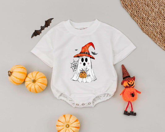 Boo-tiful Halloween Baby Romper: Spooky Outfit for Boys & Girls