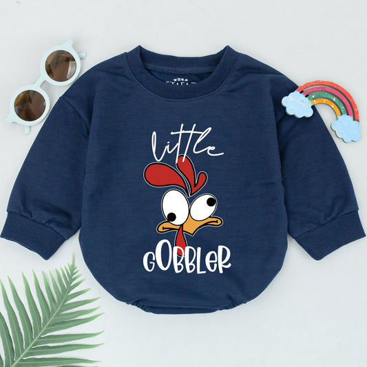 First Thanksgiving Baby Romper - Cute Turkey Outfit for Fall Fun