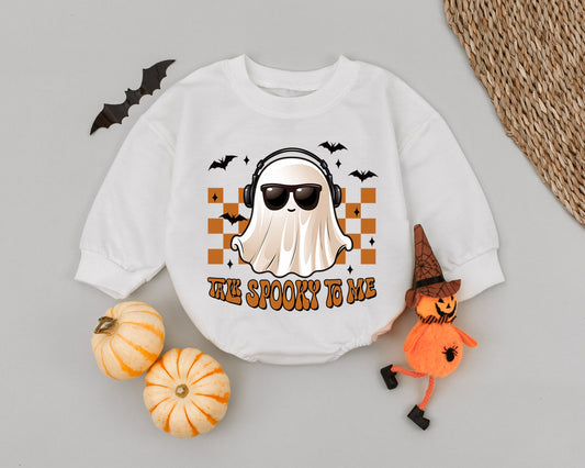 Spooky Fun Ghost Baby Romper - Halloween Outfit for Toddlers
