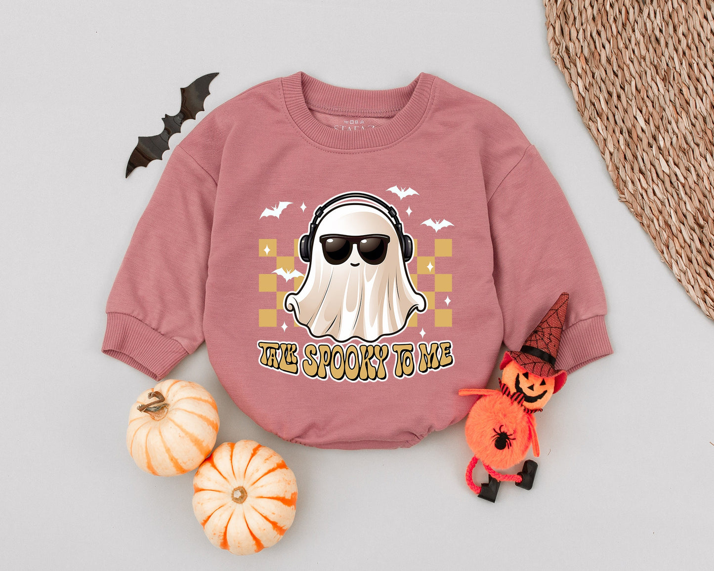 Spooky Fun Ghost Baby Romper - Halloween Outfit for Toddlers