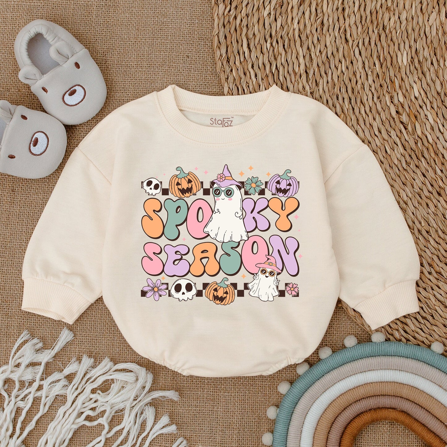 Groovy Halloween Romper - Perfect First Outfit for Spooky Season