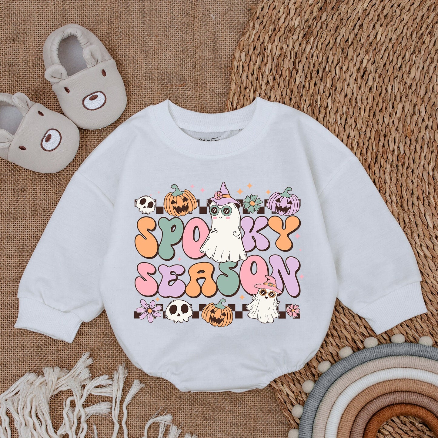 Groovy Halloween Romper - Perfect First Outfit for Spooky Season