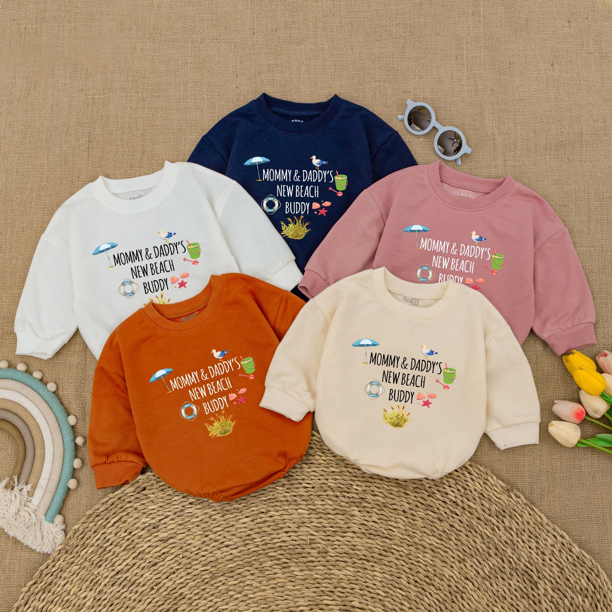 Beach Baby Bodysuit: Perfect Gift for Summer Showers & Newborns