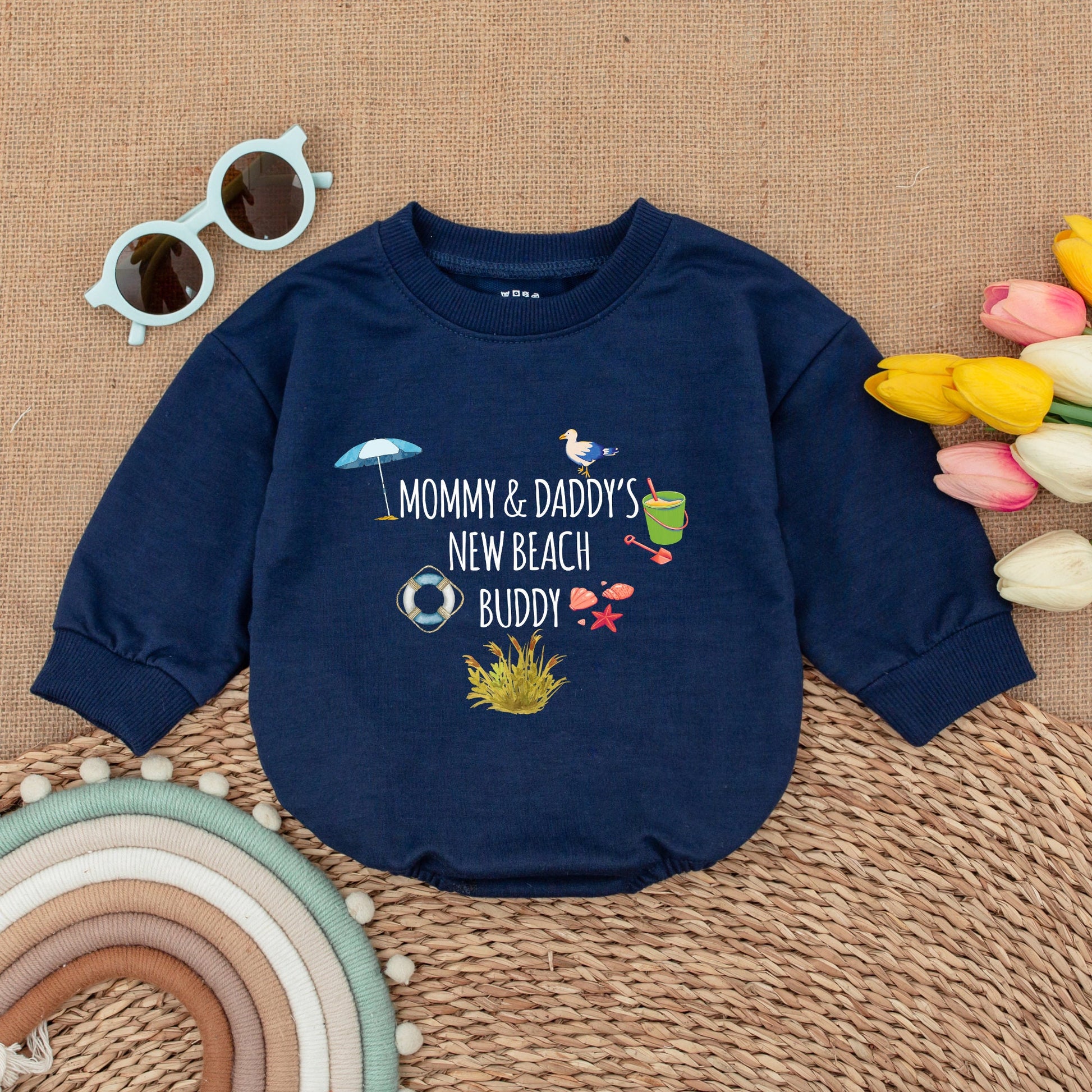 Beach Baby Bodysuit: Perfect Gift for Summer Showers & Newborns