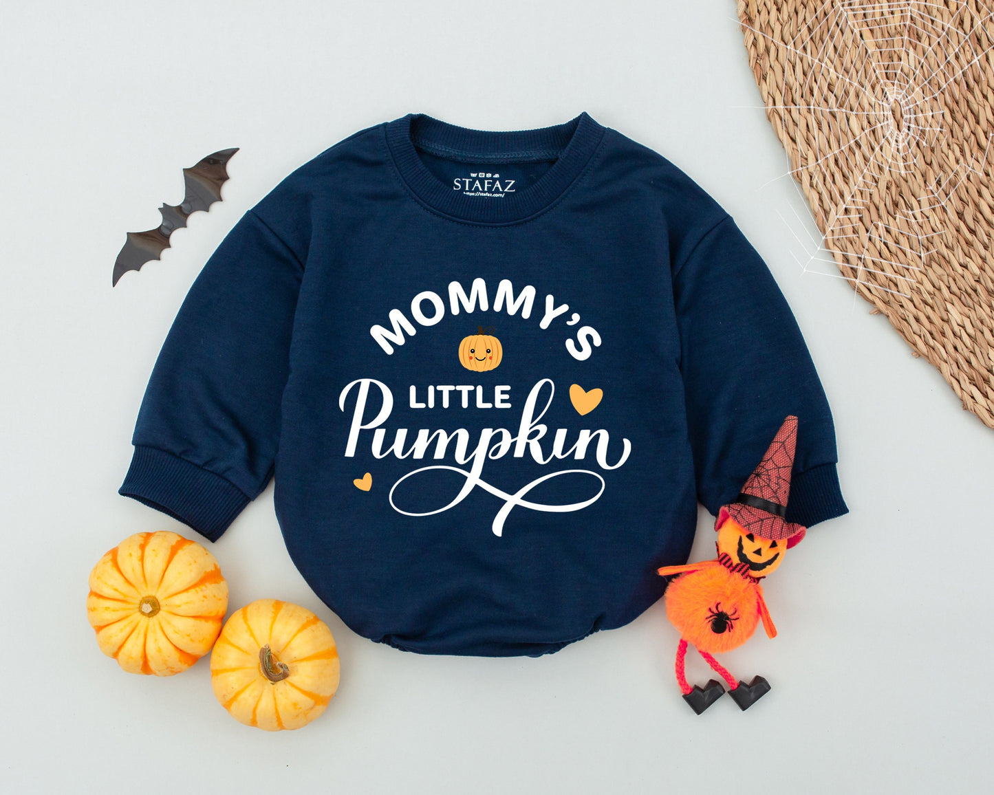 Little Pumpkin Thanksgiving Outfit - Baby Romper & Bodysuit Set