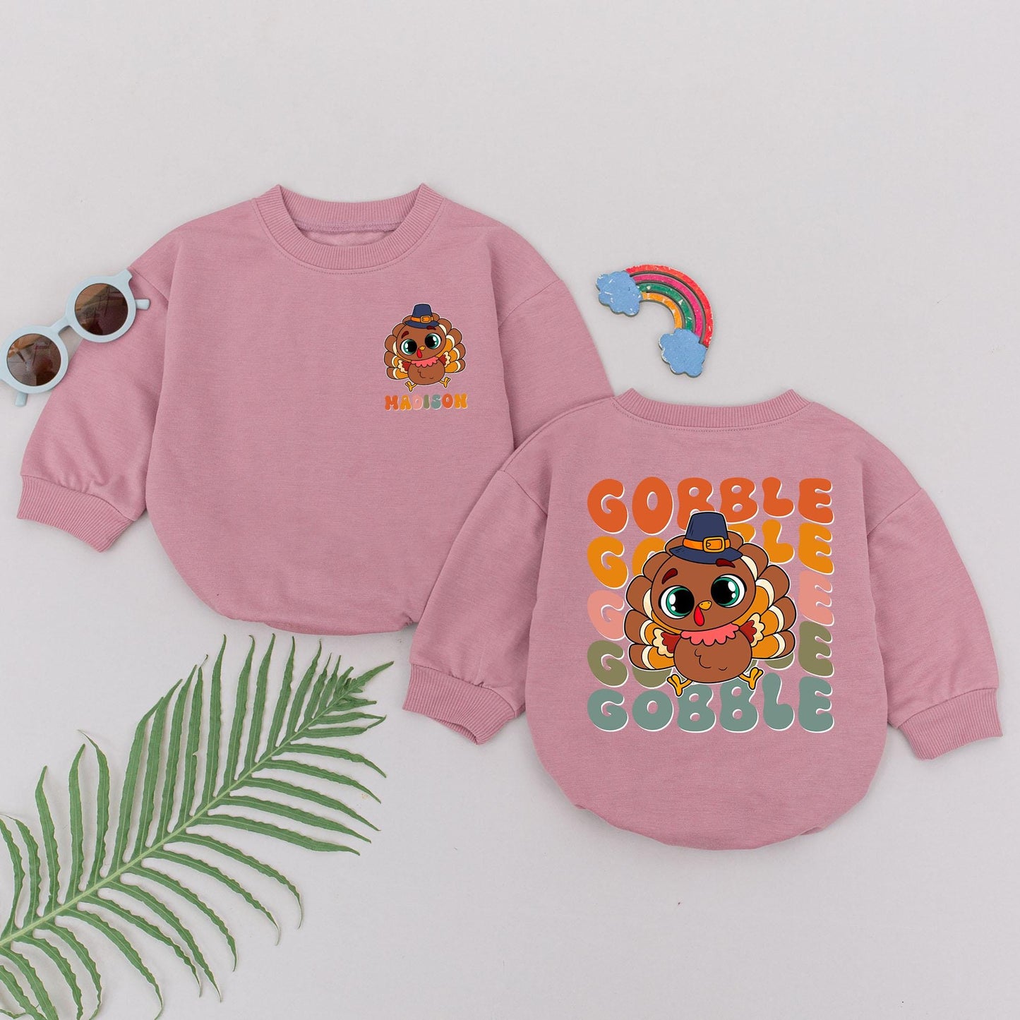 Thanksgiving Romper: Little Turkey Outfit for Baby's First Holiday